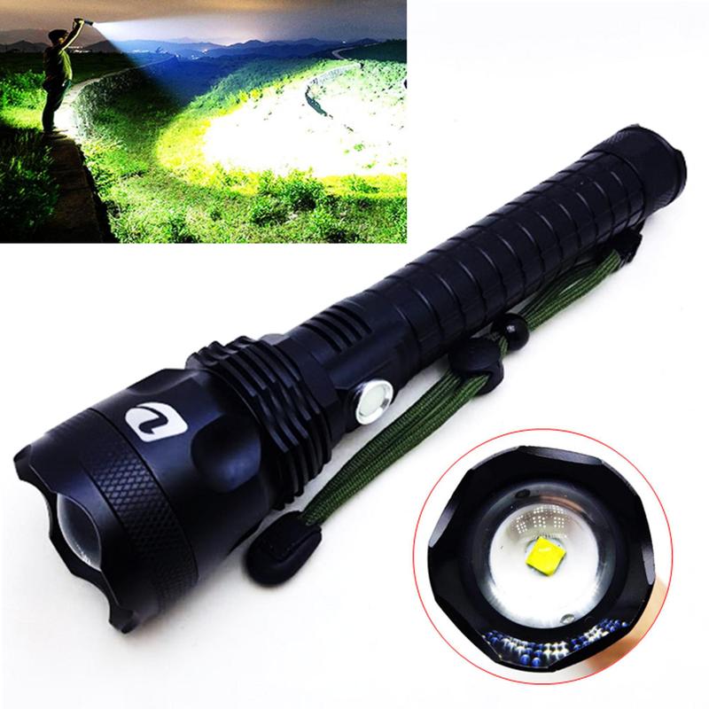 Lanterna Tática Led XML T9 Zoom Para Segurança Super Potente